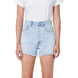 agolde light wash dee short in jinx